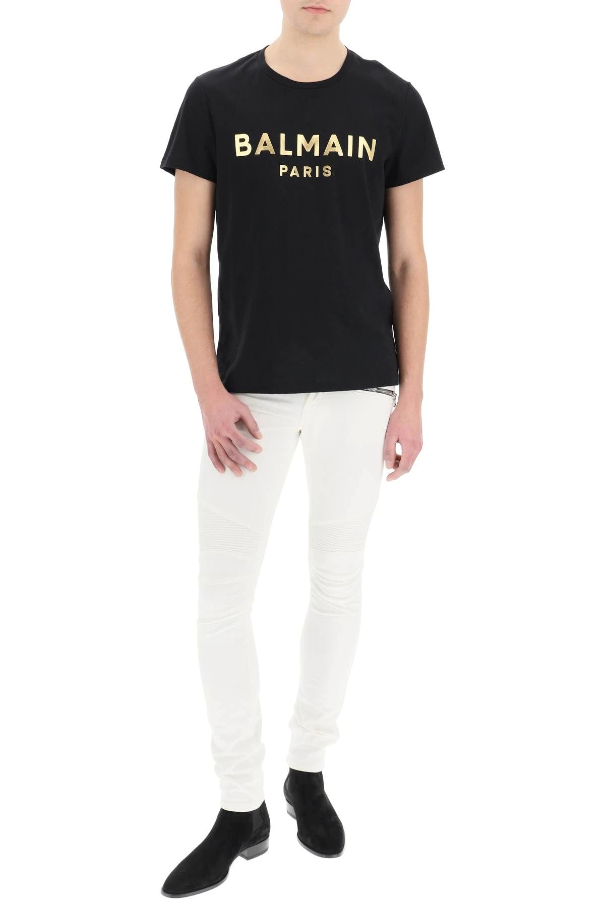 GOLD-TONE LOGO PRINT T-SHIRT - 2