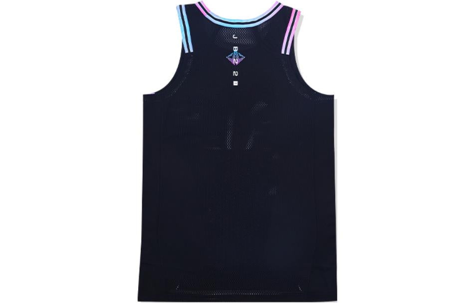 Li-Ning Jimmy Butler Logo Basketball Jersey 'Black' AAYS035-1 - 2