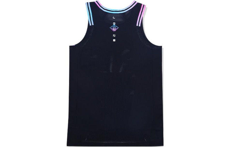 Li-Ning Li-Ning Jimmy Butler Logo Basketball Jersey 'Black' AAYS035-1 outlook