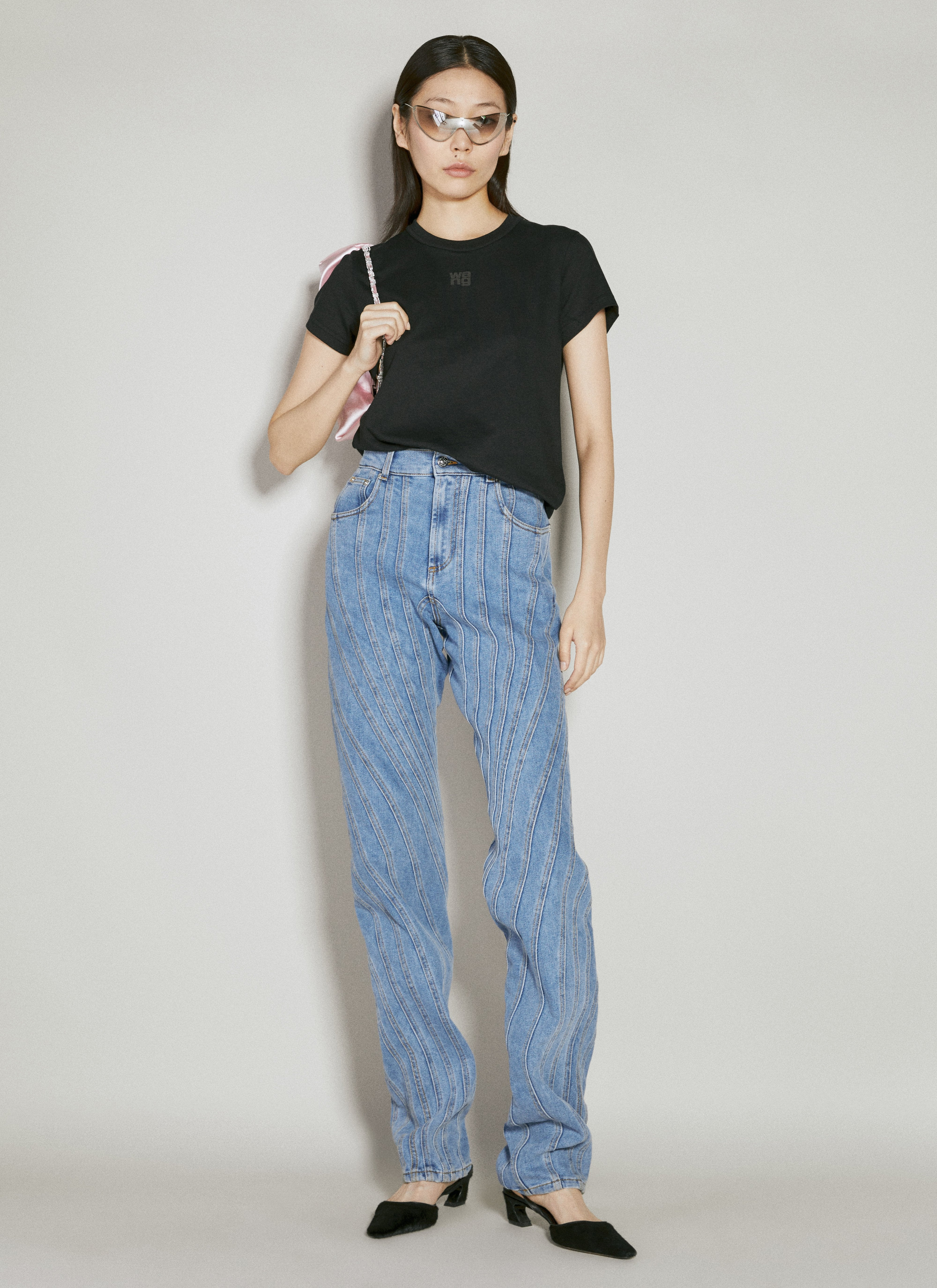 Alexander Wang Women Jersey Shrunk T-Shirt - 2