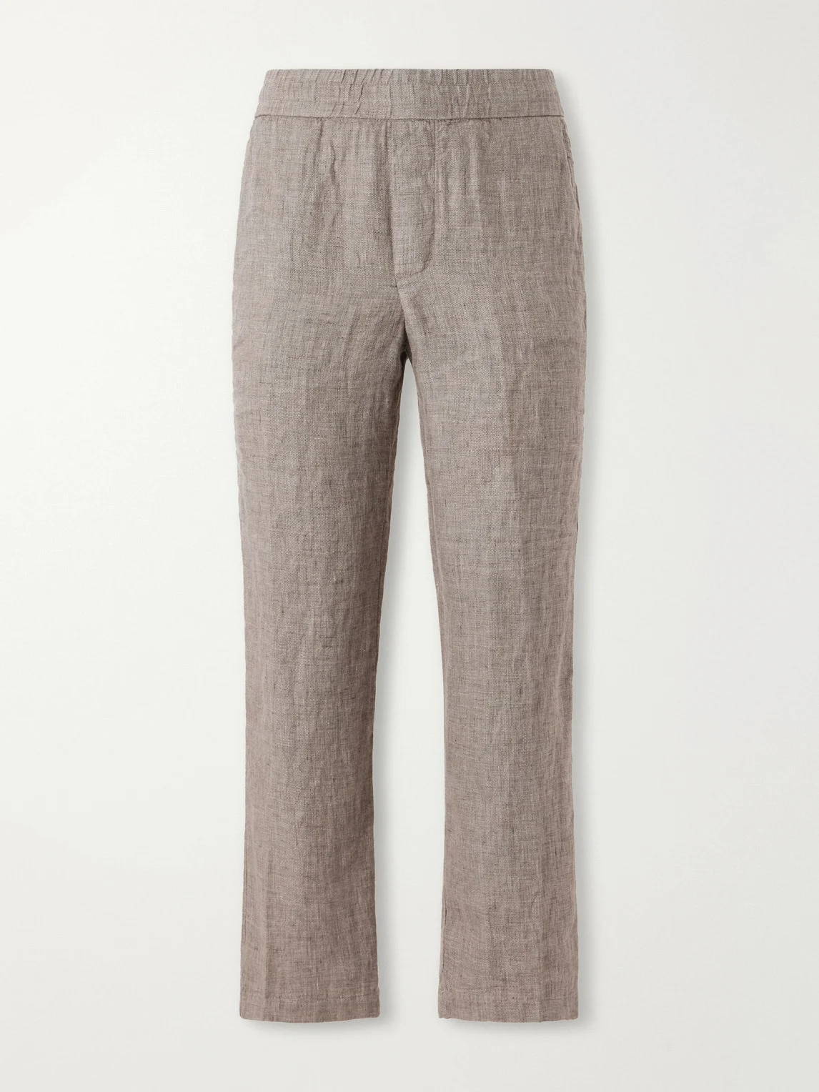 Straight-Leg Linen Suit Trousers - 1
