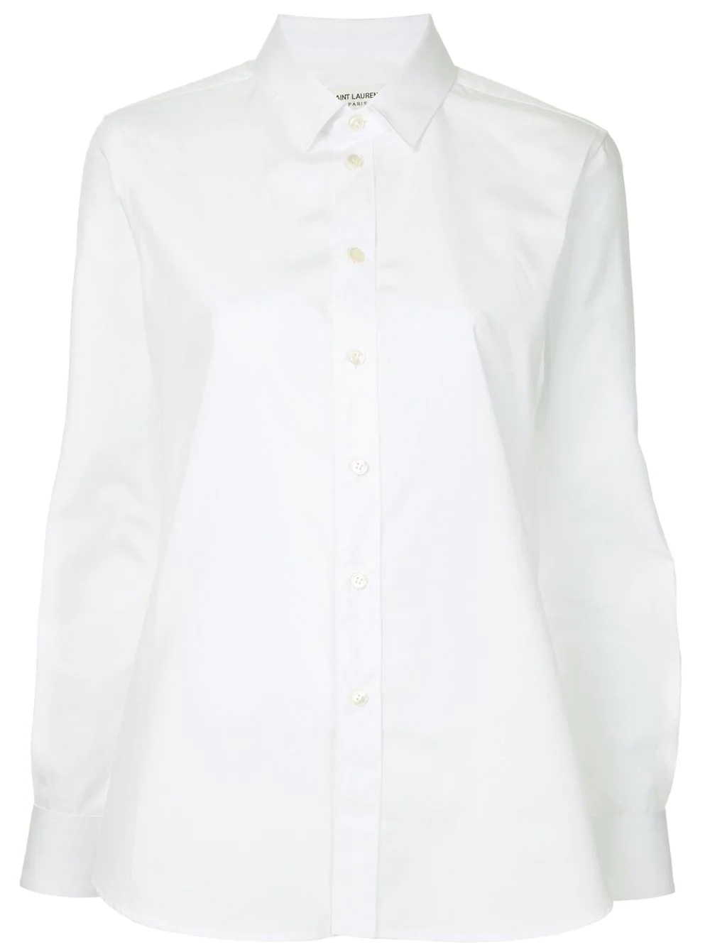 pointed collar shirt - 1