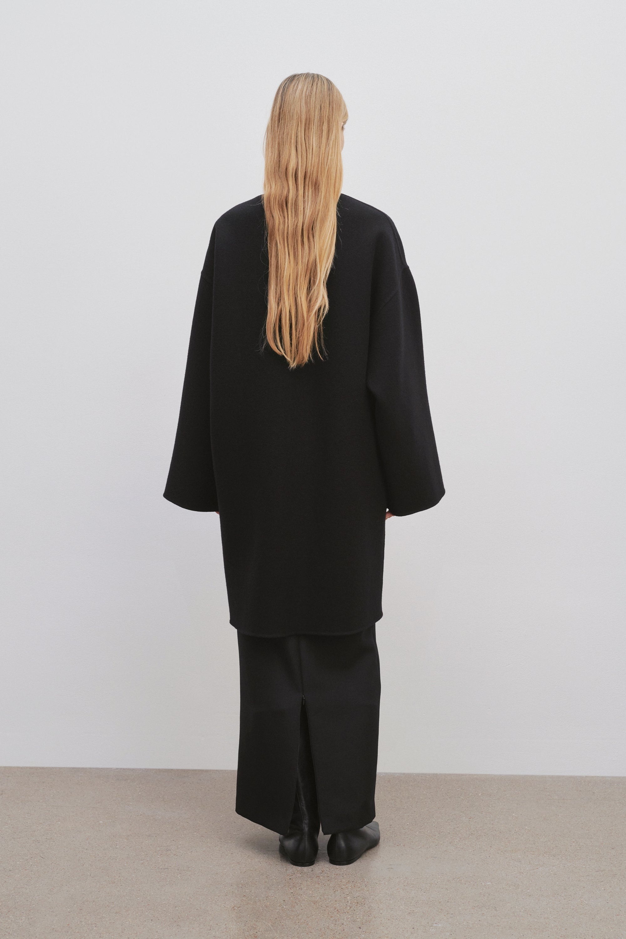 Metina Coat in Virgin Wool and Nylon - 5
