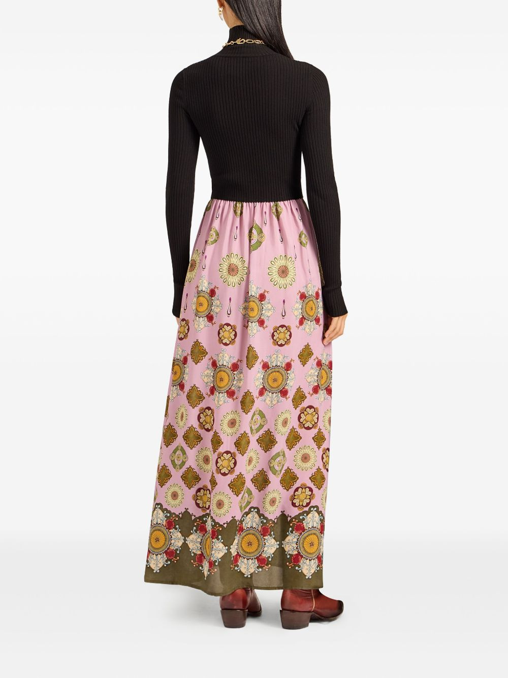 Lunaria turtleneck maxi dress - 3