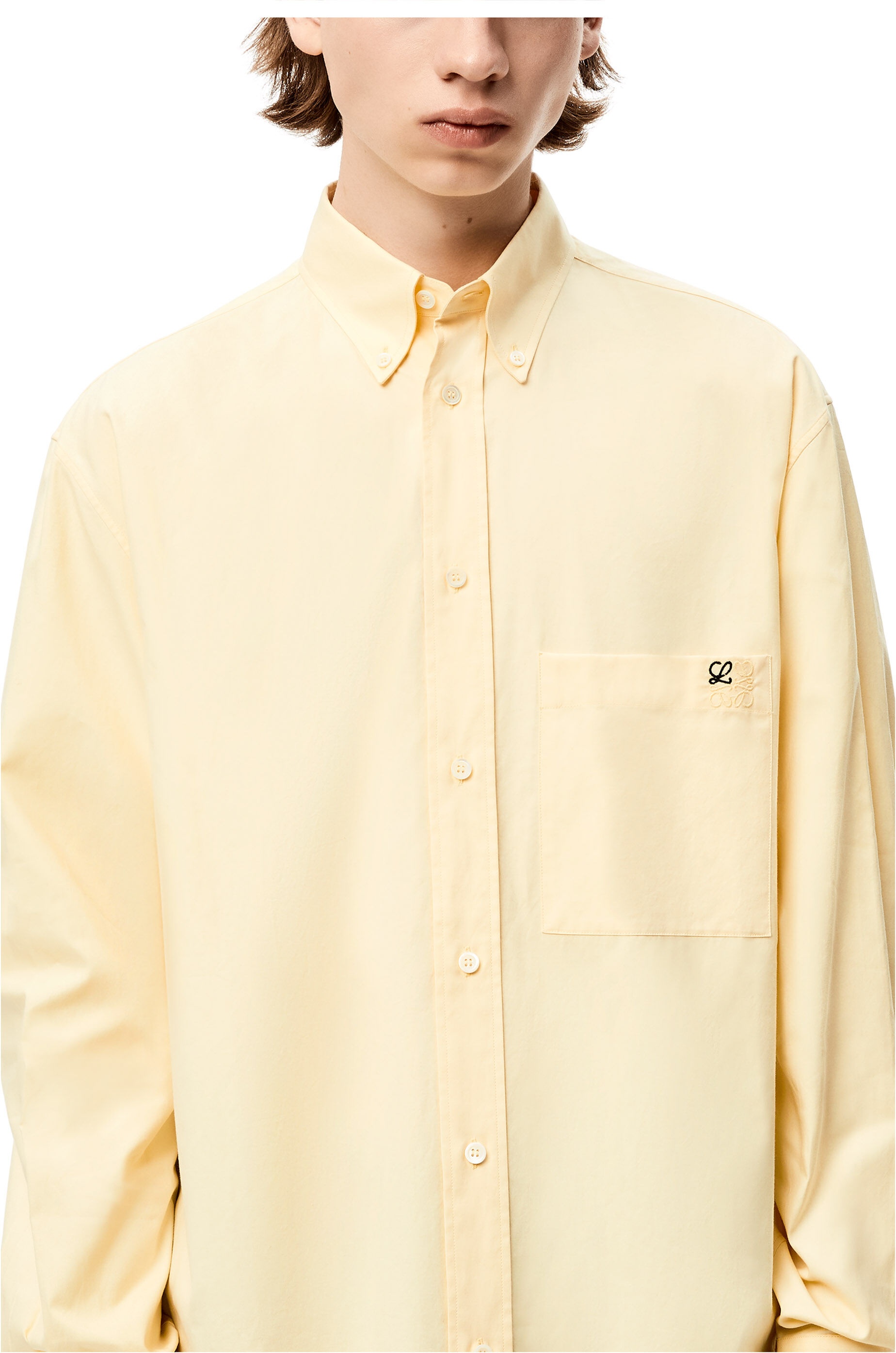 Chest pocket shirt in cotton - 5