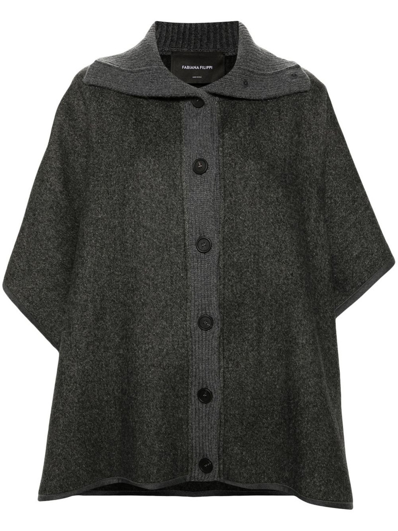 Filo Diamante diagonal double cape 1