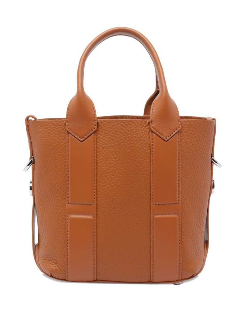 HOGAN Script leather tote bag outlook