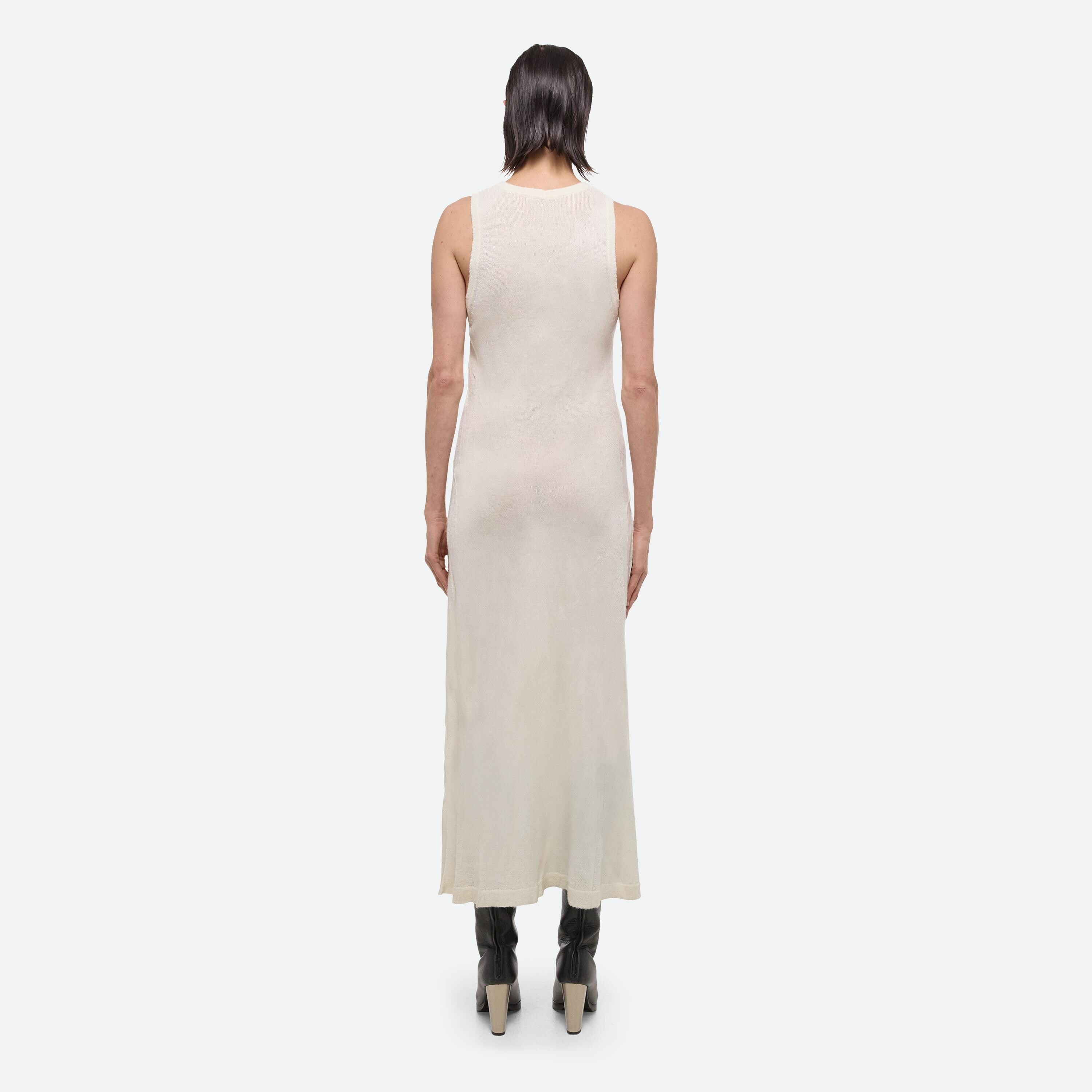 SLEEVELESS CRUSHED KNIT DRESS - 5