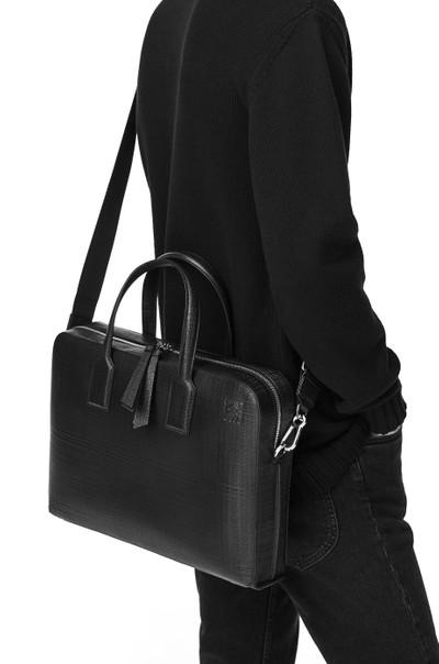 Loewe Goya thin briefcase in soft grained calfskin outlook