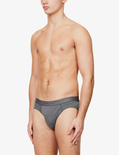 FALKE Tonal waistband pack of two stretch-cotton briefs outlook