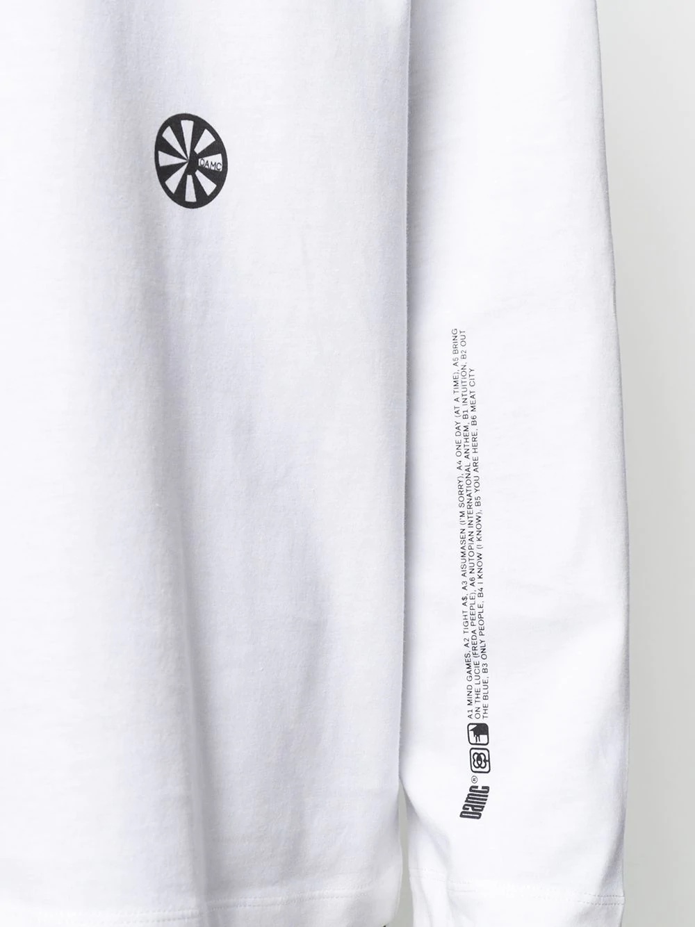 logo print long-sleeved T-shirt - 5