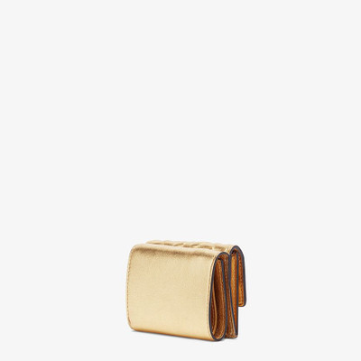 FENDI Golden leather wallet outlook