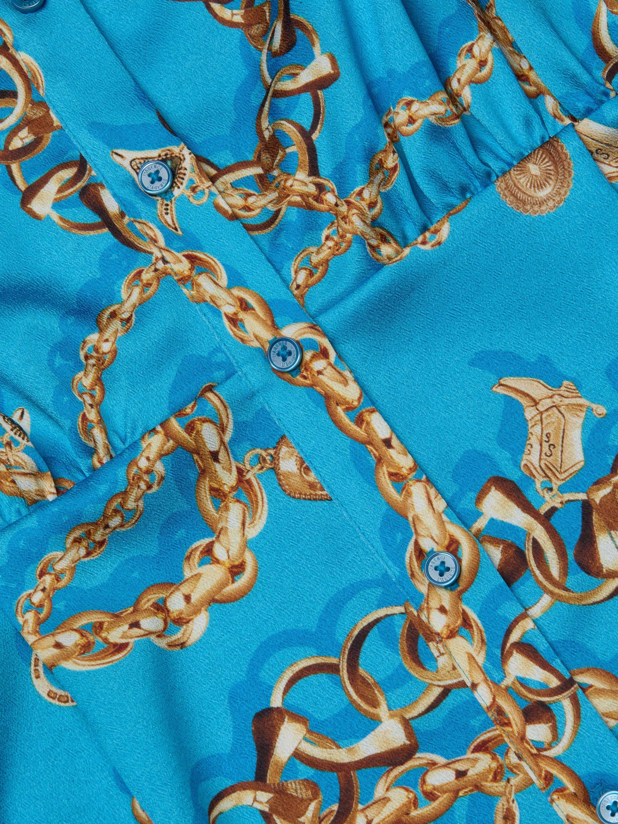 Demie Satin Shirt Dress - 2
