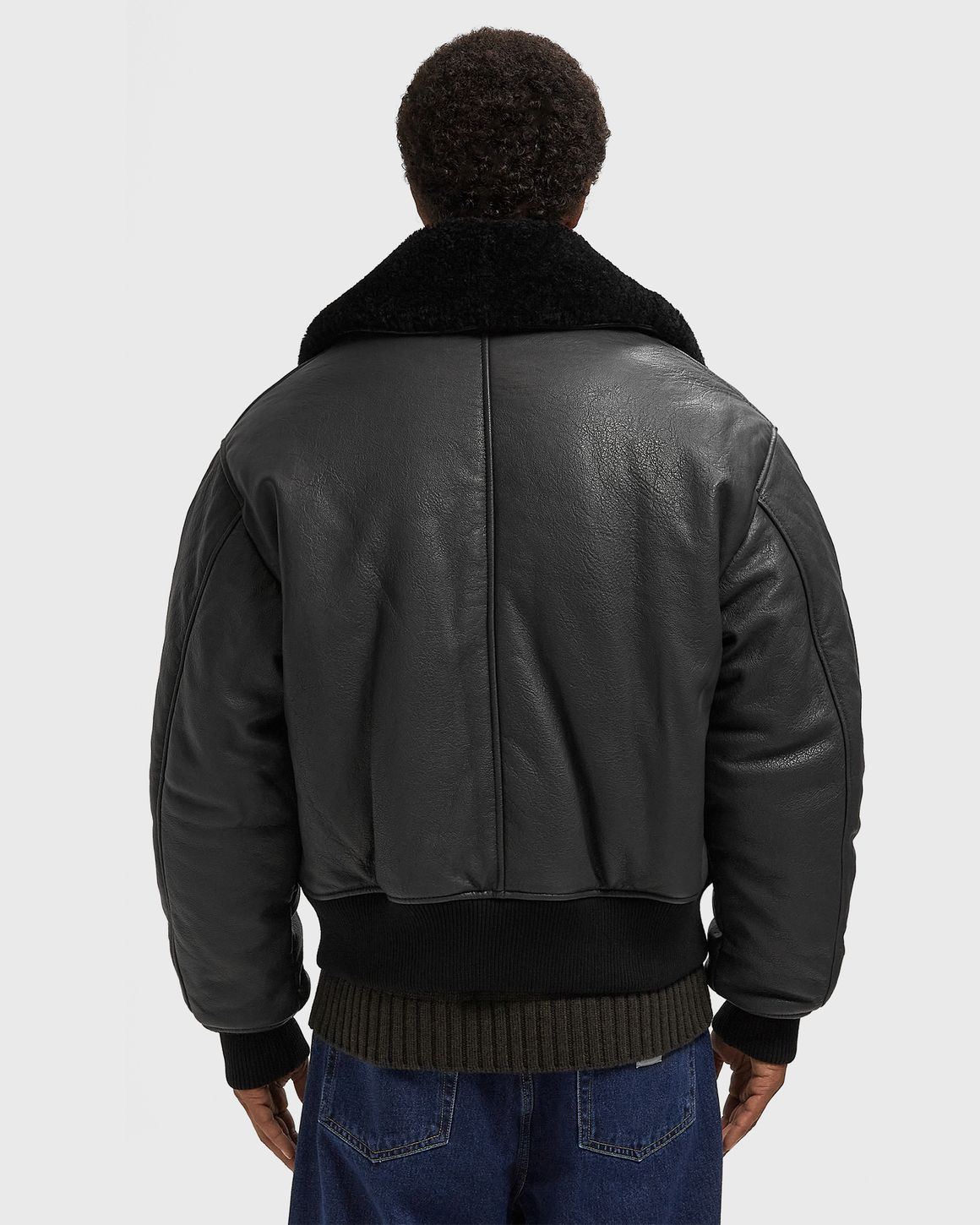 LEATHER ZIPPED JACKET - 3