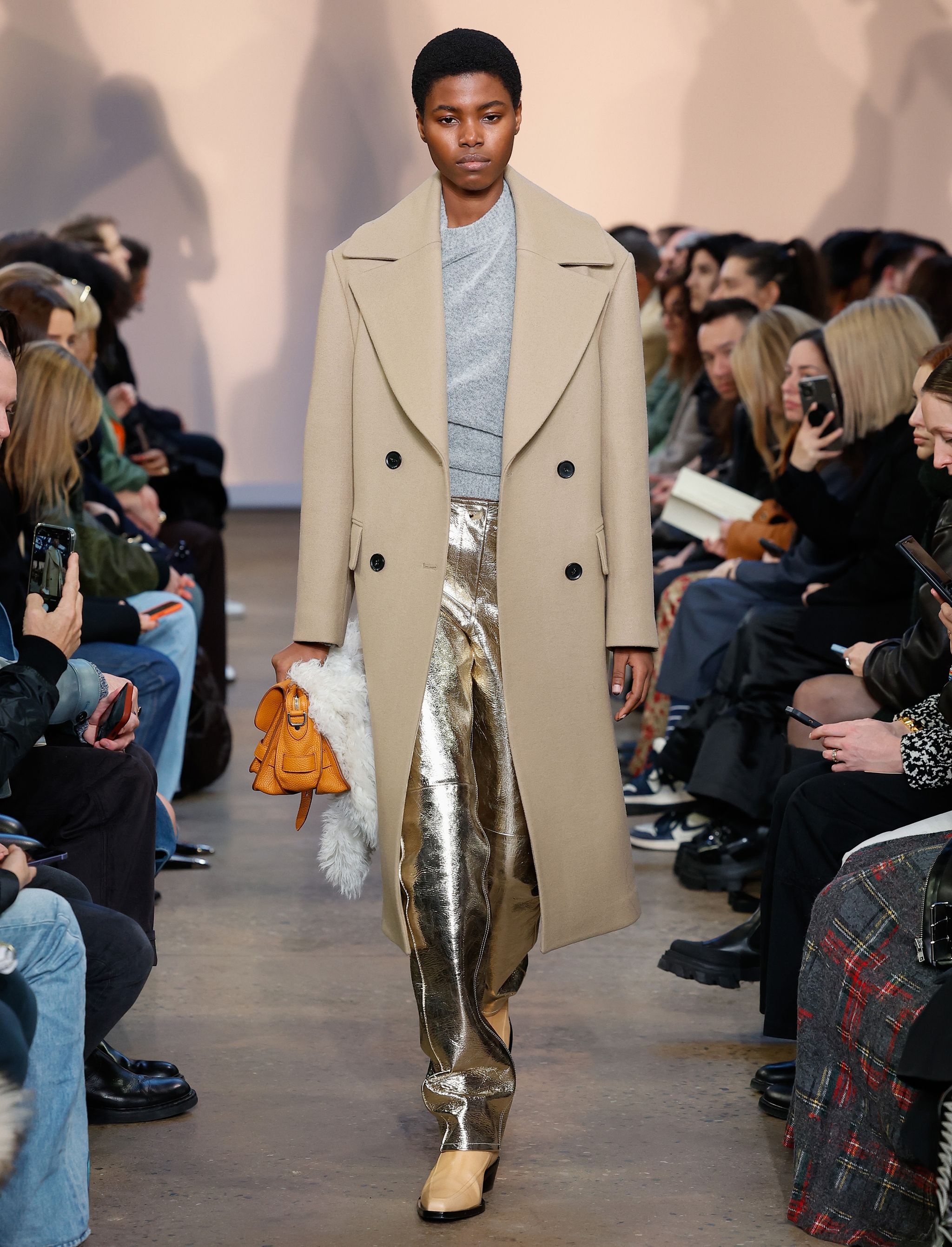 Metallic Leather Pants - 2