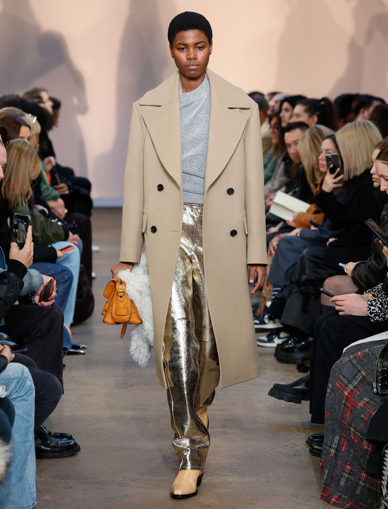 Proenza Schouler Metallic Leather Pants outlook