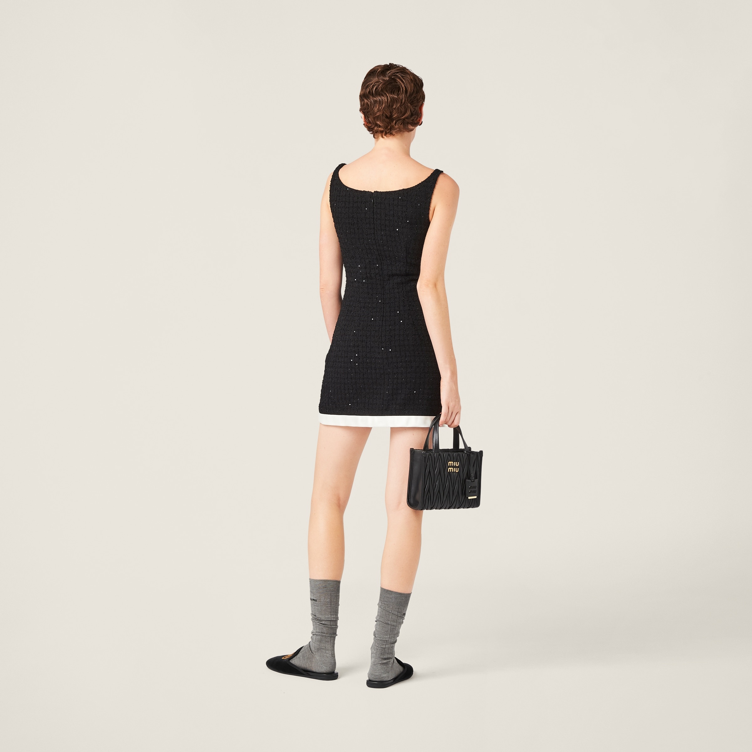 Sequined bouclé mini-dress - 3