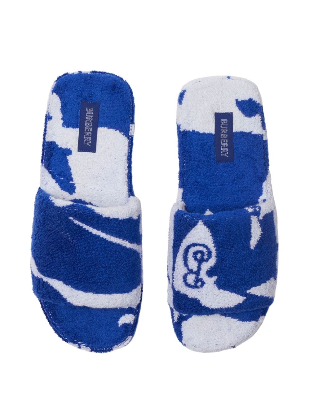 Snug cotton-towelling slippers - 4