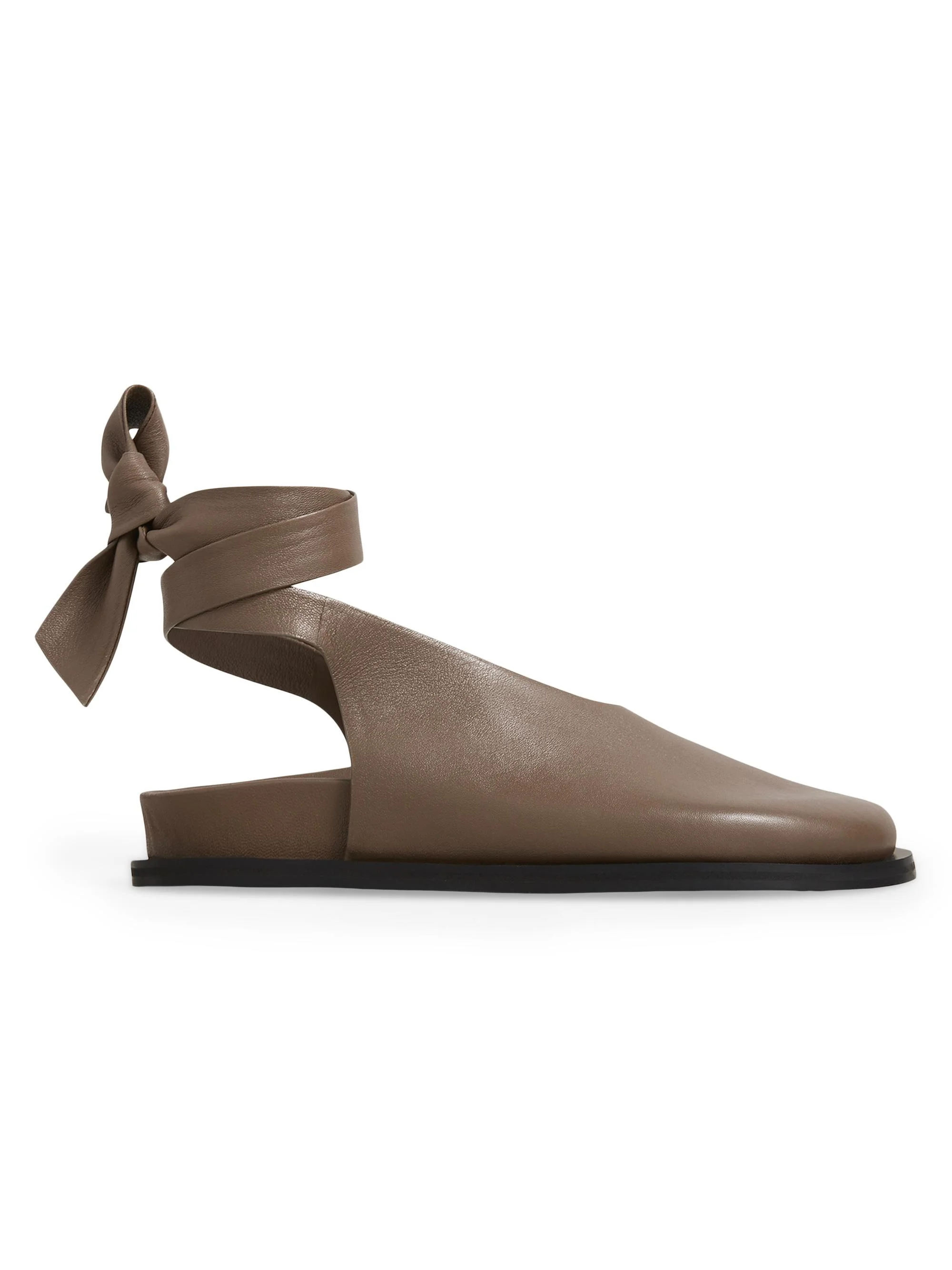 A. Emery Women's Marion Ankle Tie Clogs - Sable - 1