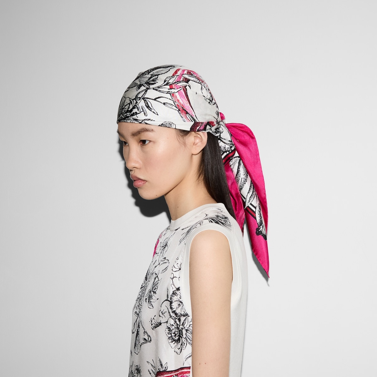 Printed silk carré - 4