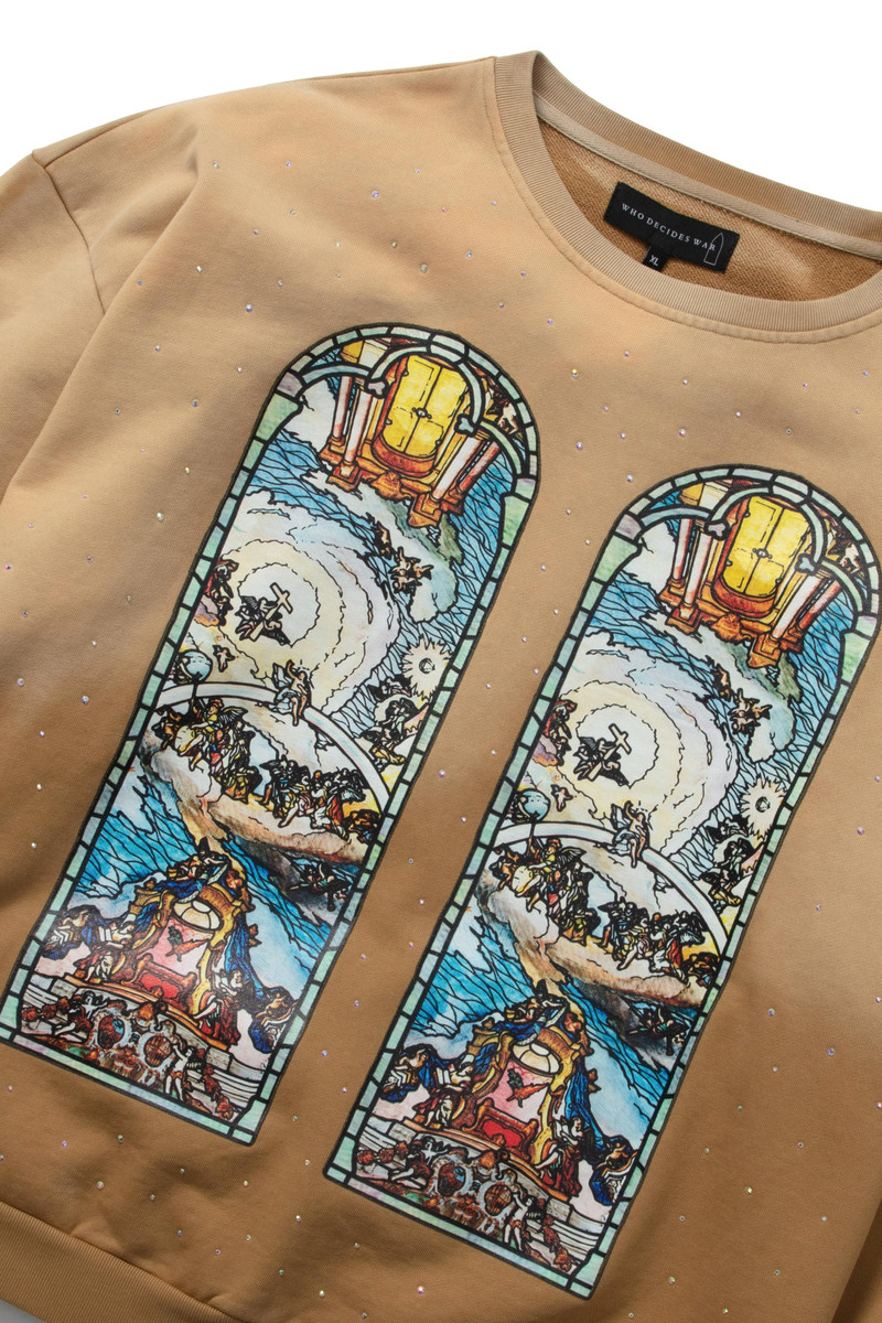 WHO DECIDES WAR CHALICE CREWNECK SWEATER outlook