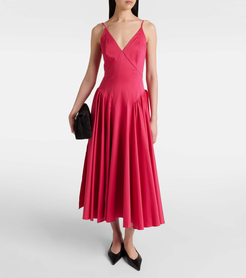TOVE Solene cotton-blend midi dress outlook