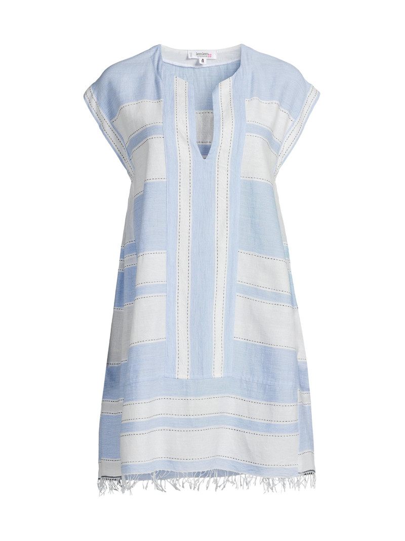 Women's Elina Jacquard Caftan - Debre Sky 1
