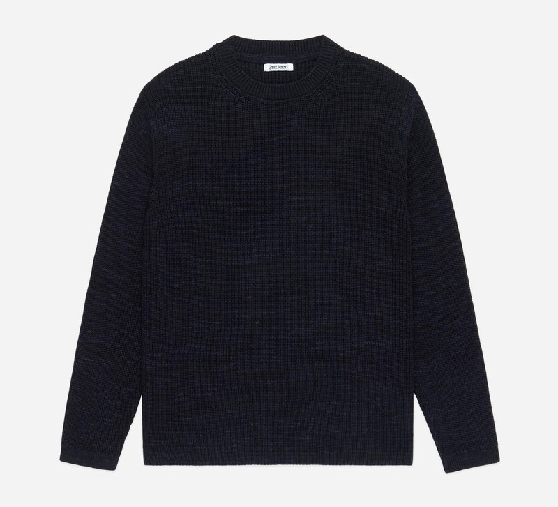 Long Sleeve Knit T-shirt - Vintage Black - 1