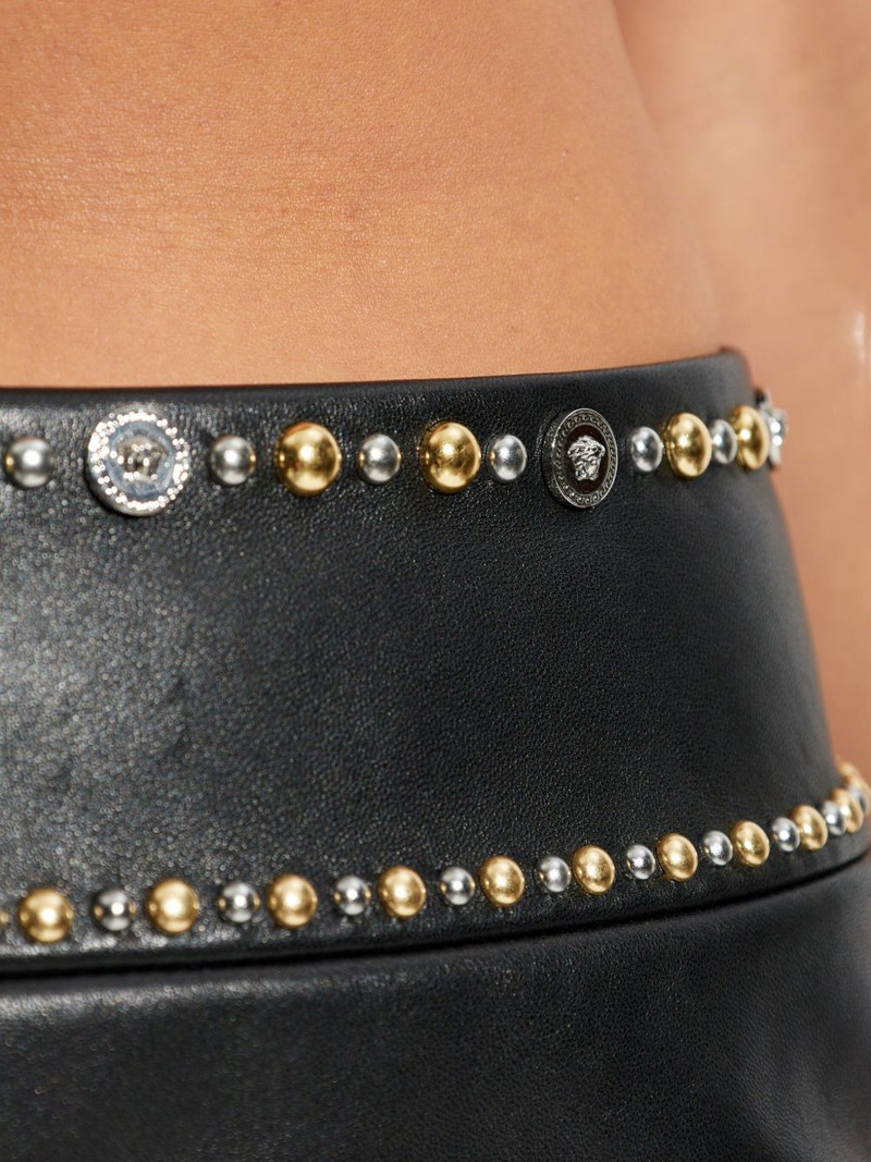 studded-embellishment mini skirt 5