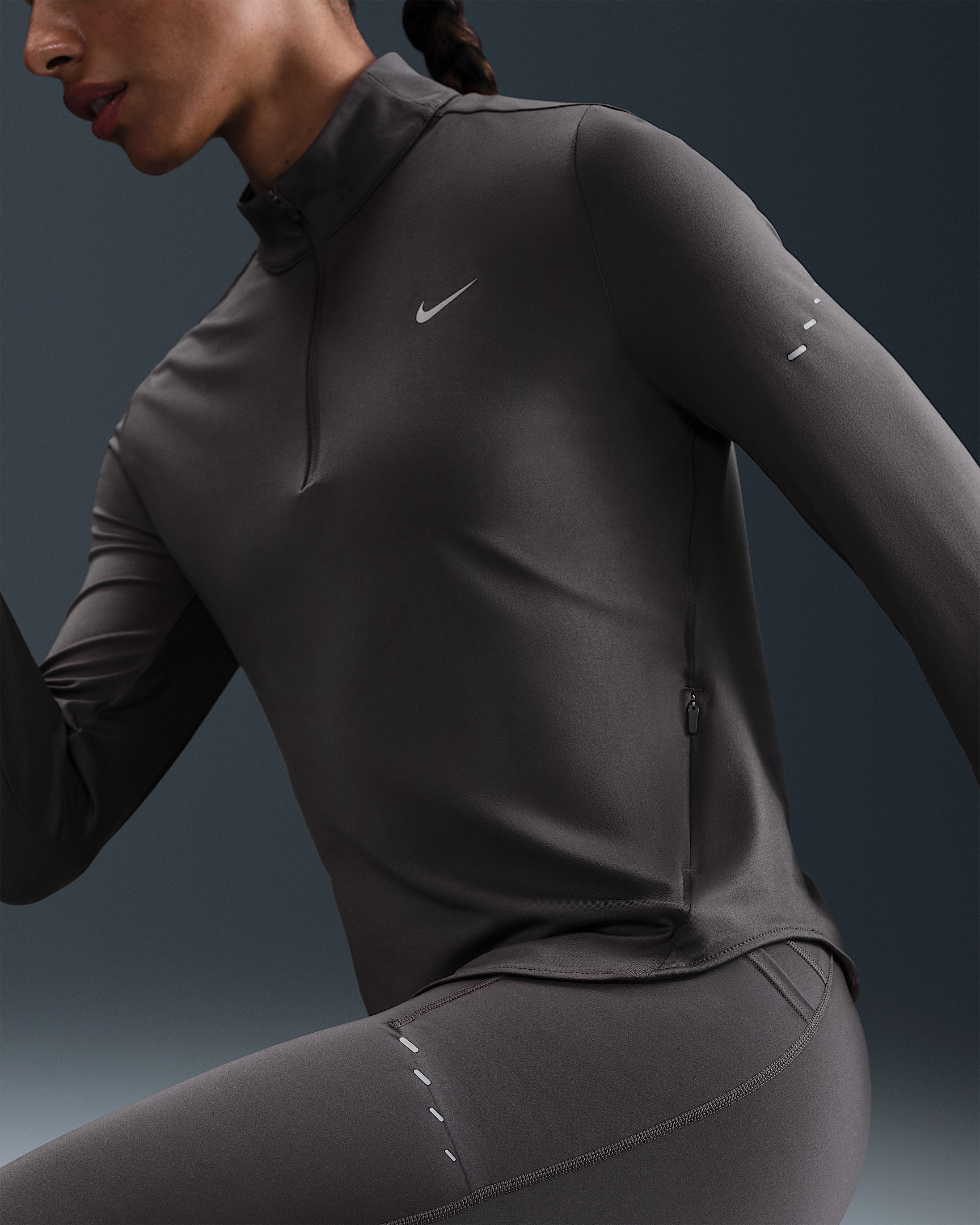 Nike Swift Women's Dri-FIT UV 1/4-Zip Running Top - 3