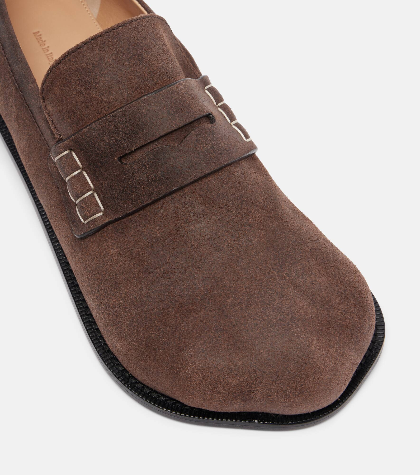 Paw suede penny loafers - 5