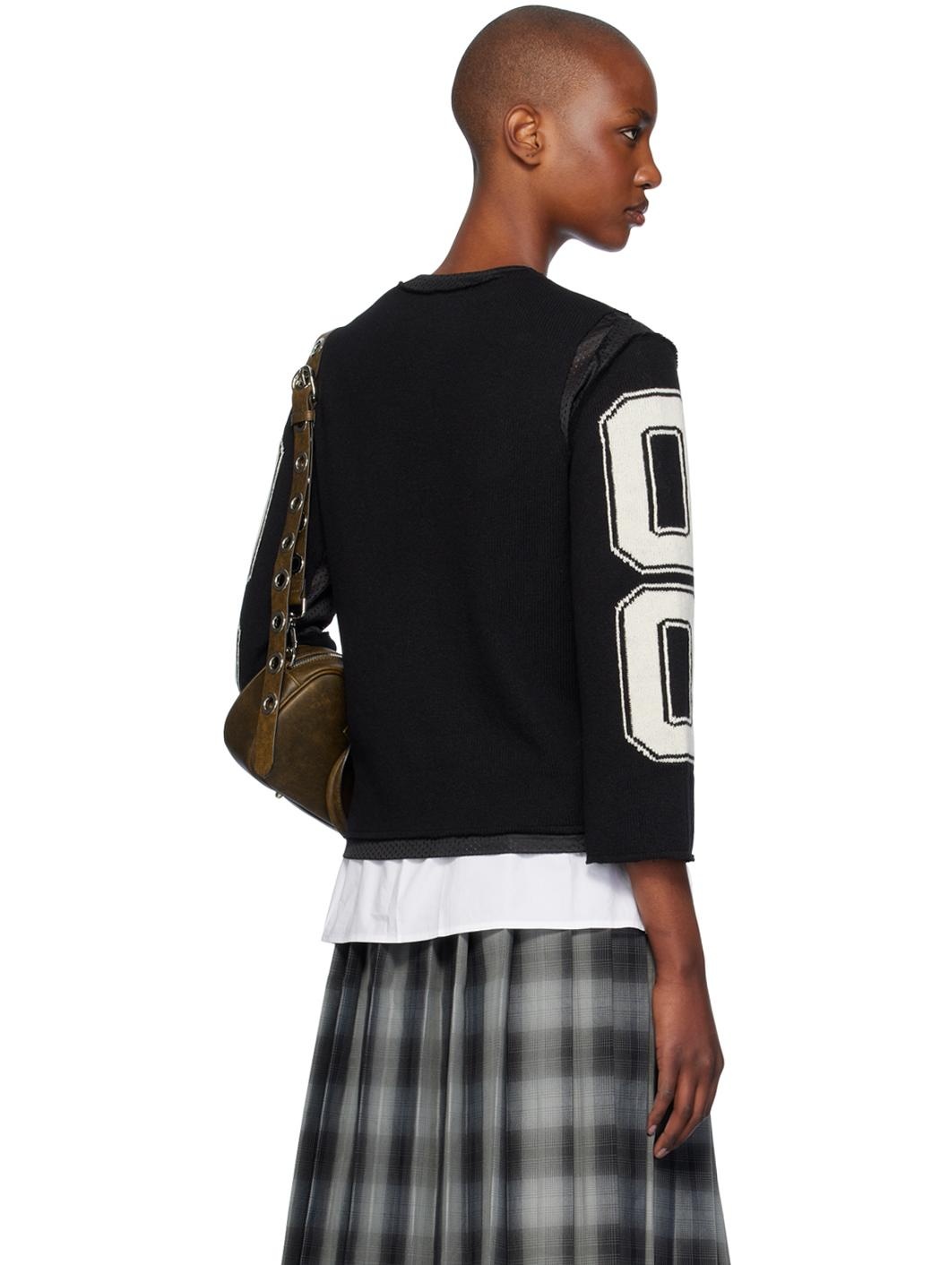 Black '93' Cardigan - 3