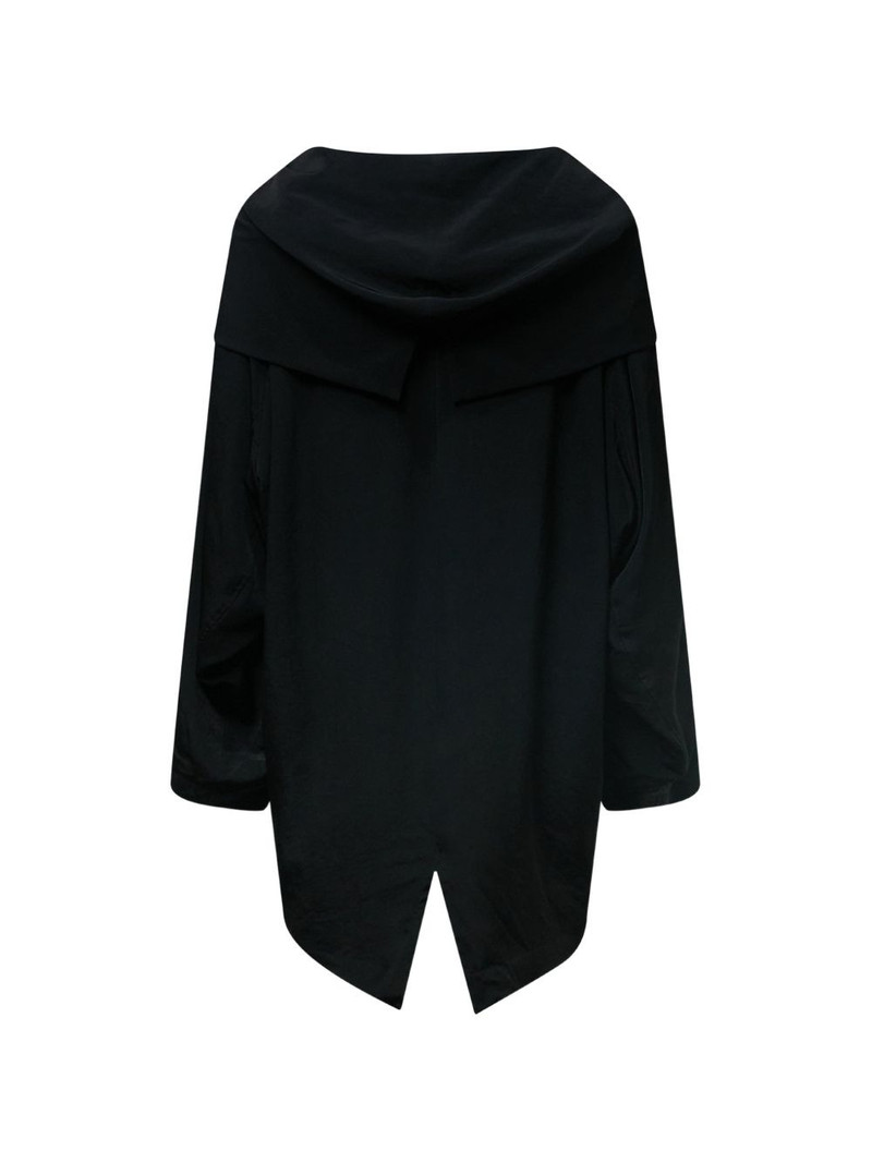 Yohji Yamamoto hooded cape outlook