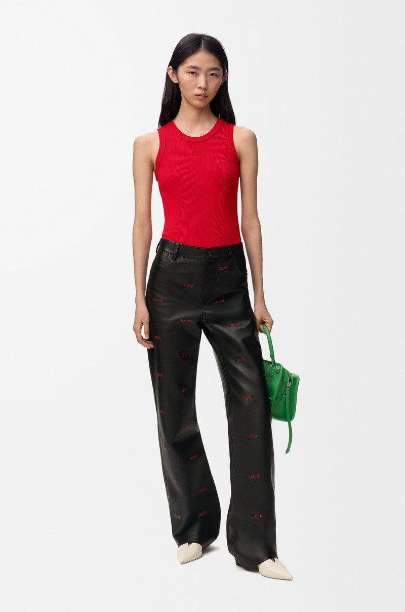 Loewe Anagram tank top in stretch viscose outlook
