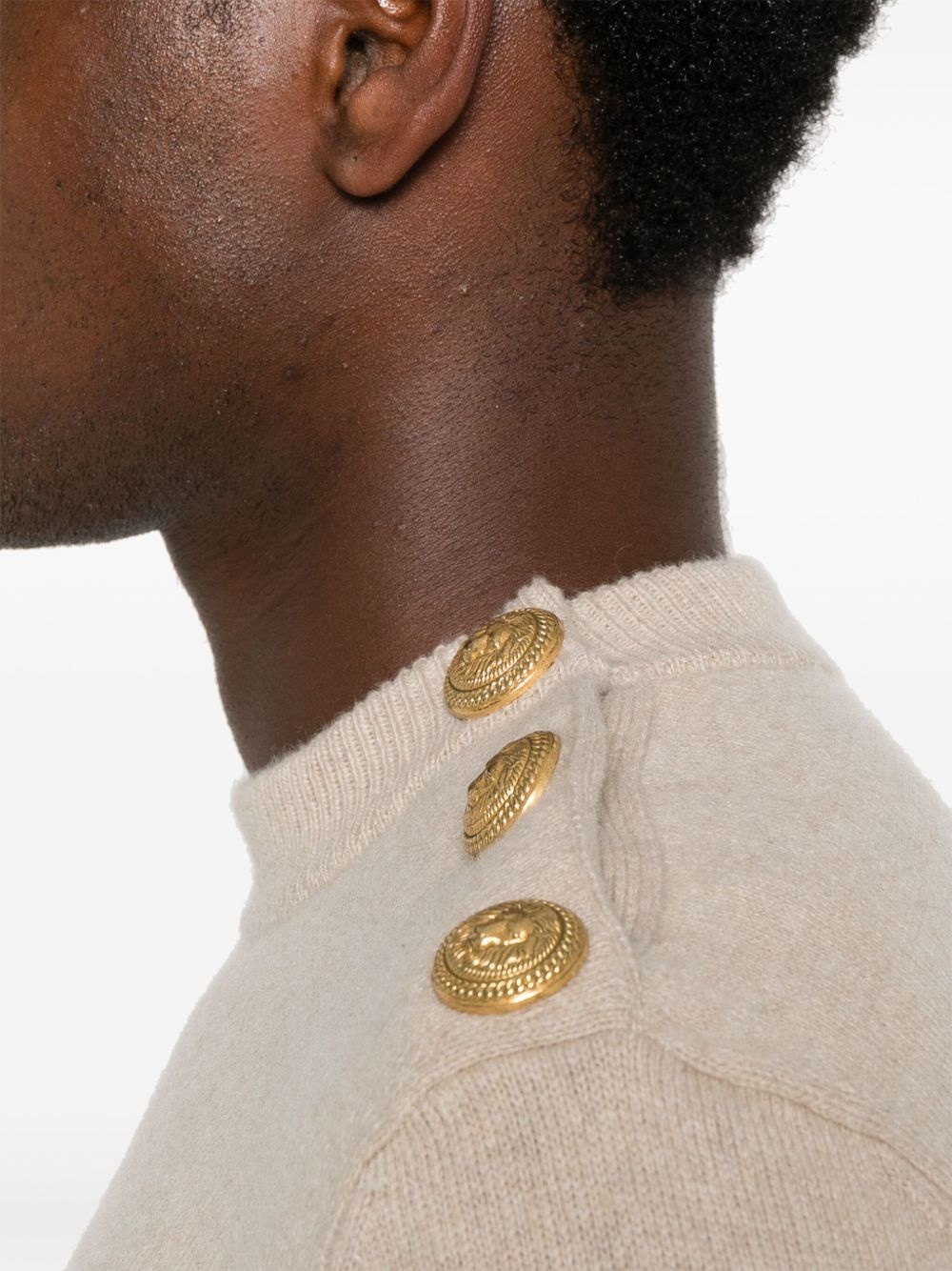 buttoned sweater - 5