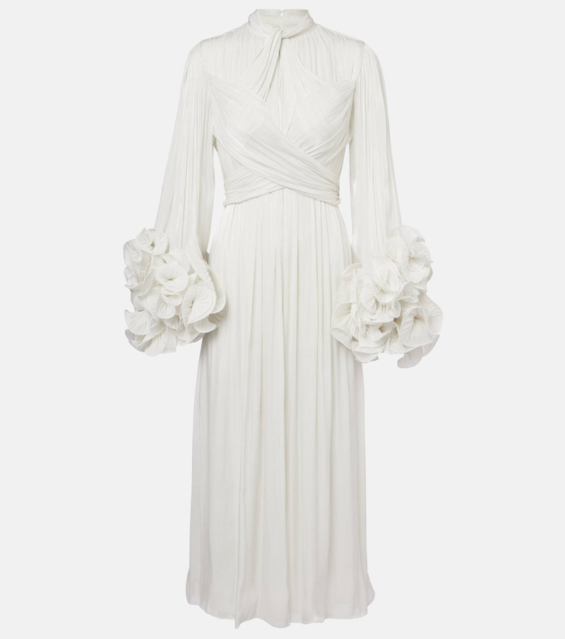 Ruffled pleated gown 1