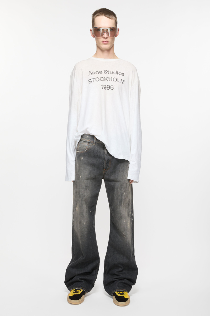 Acne Studios Lace-up sneakers - Yellow/black outlook