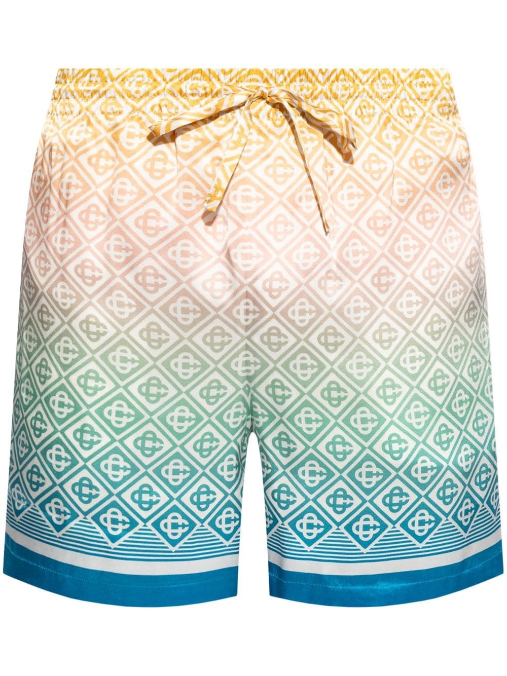 monogram-print deck shorts - 1