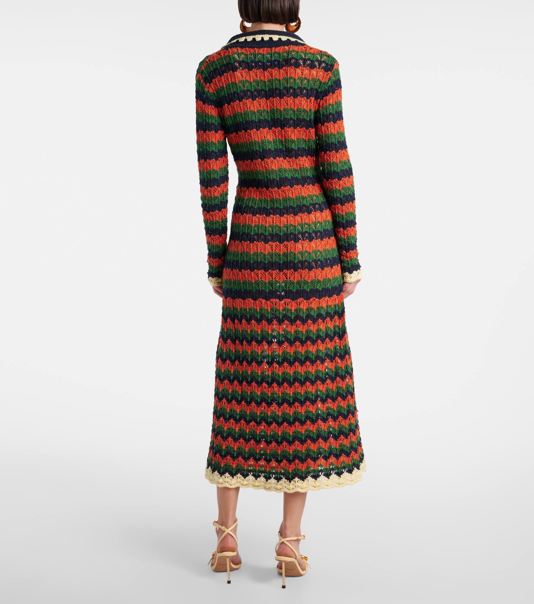 Perry crochet cotton polo dress - 3