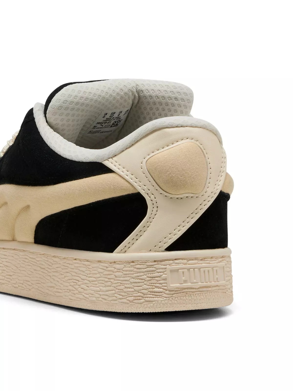 PUMA Suede XL Crush Preserves "PUMA Black/Chamomile/Sugared Almond" Men's Shoe - 6