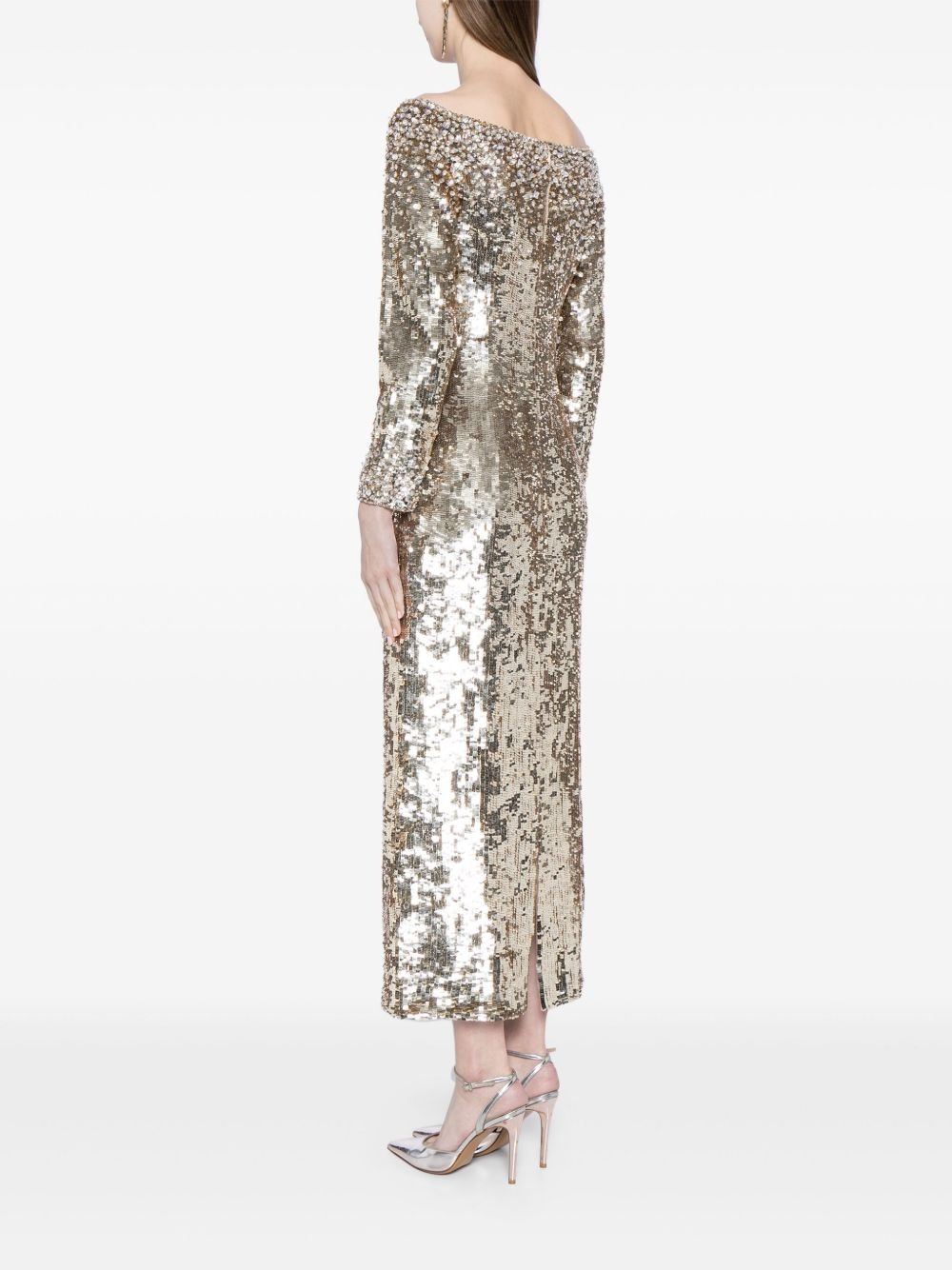Ballroom Blitz sequined midi dress - 4