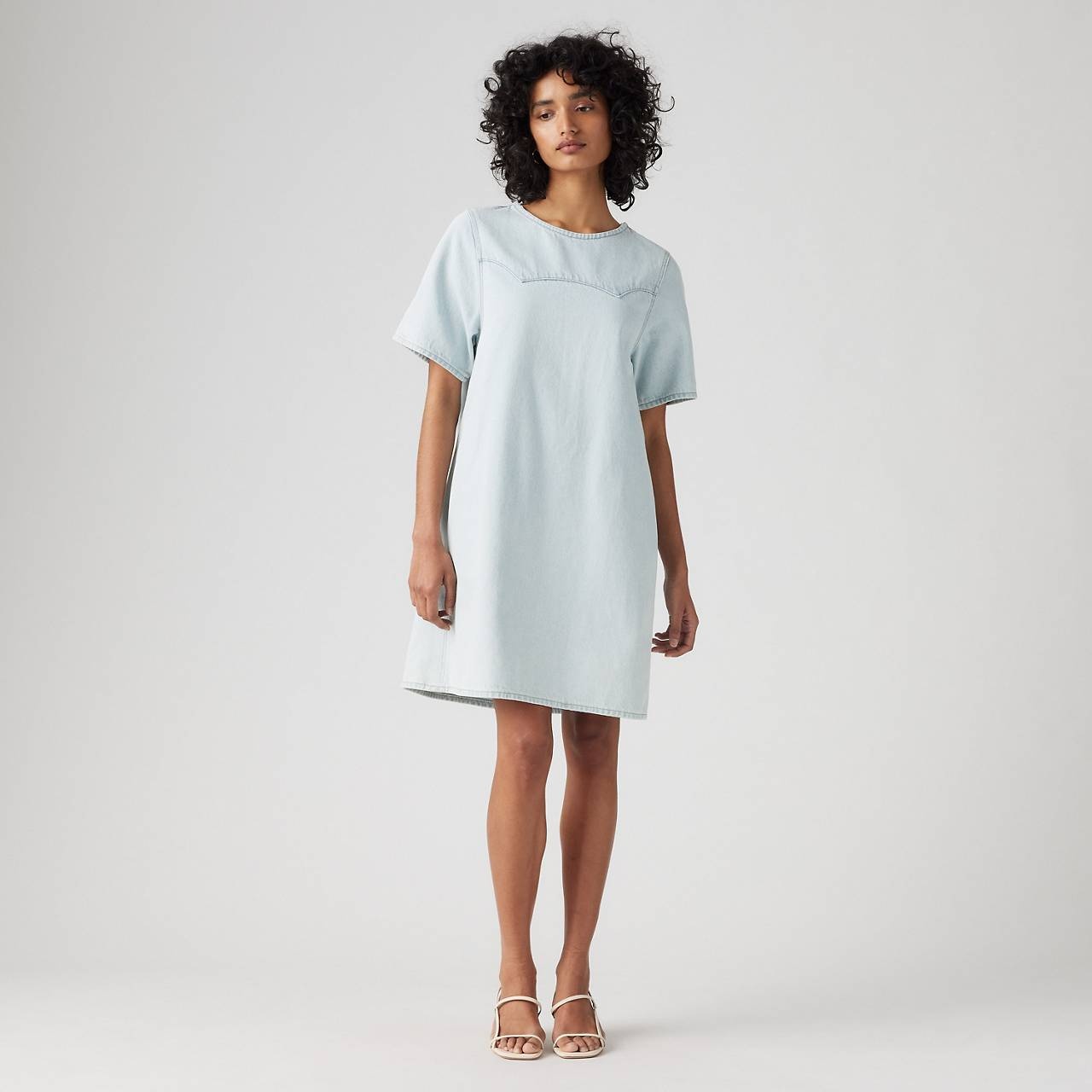 DENIM TEE DRESS - 2