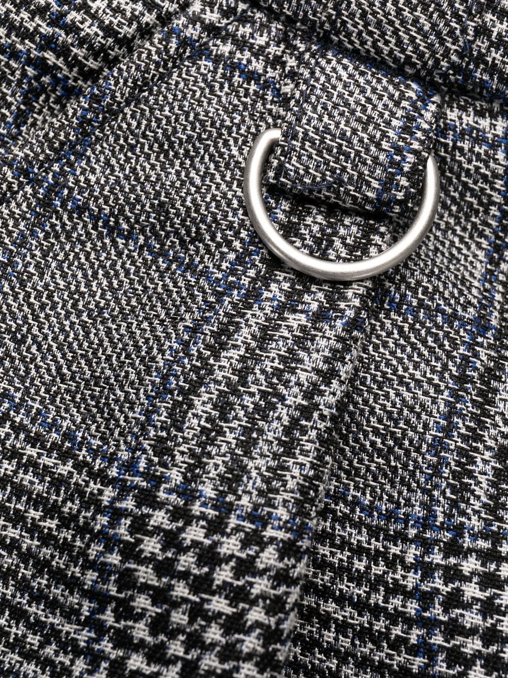 Wavy Check wide-leg tailored trousers - 6