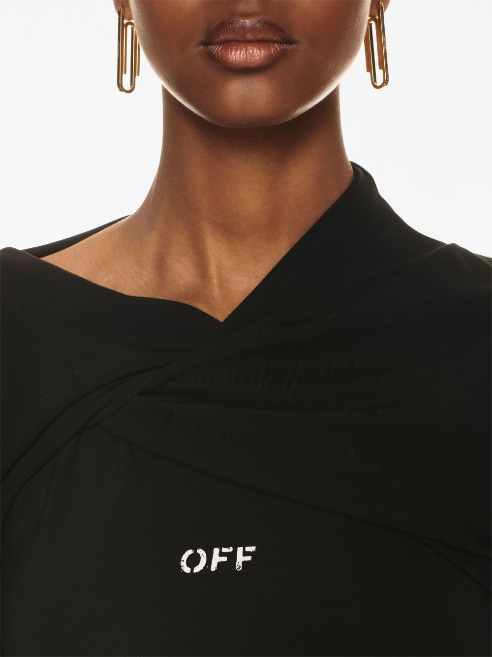 Off Stamp twist-detail minidress - 5