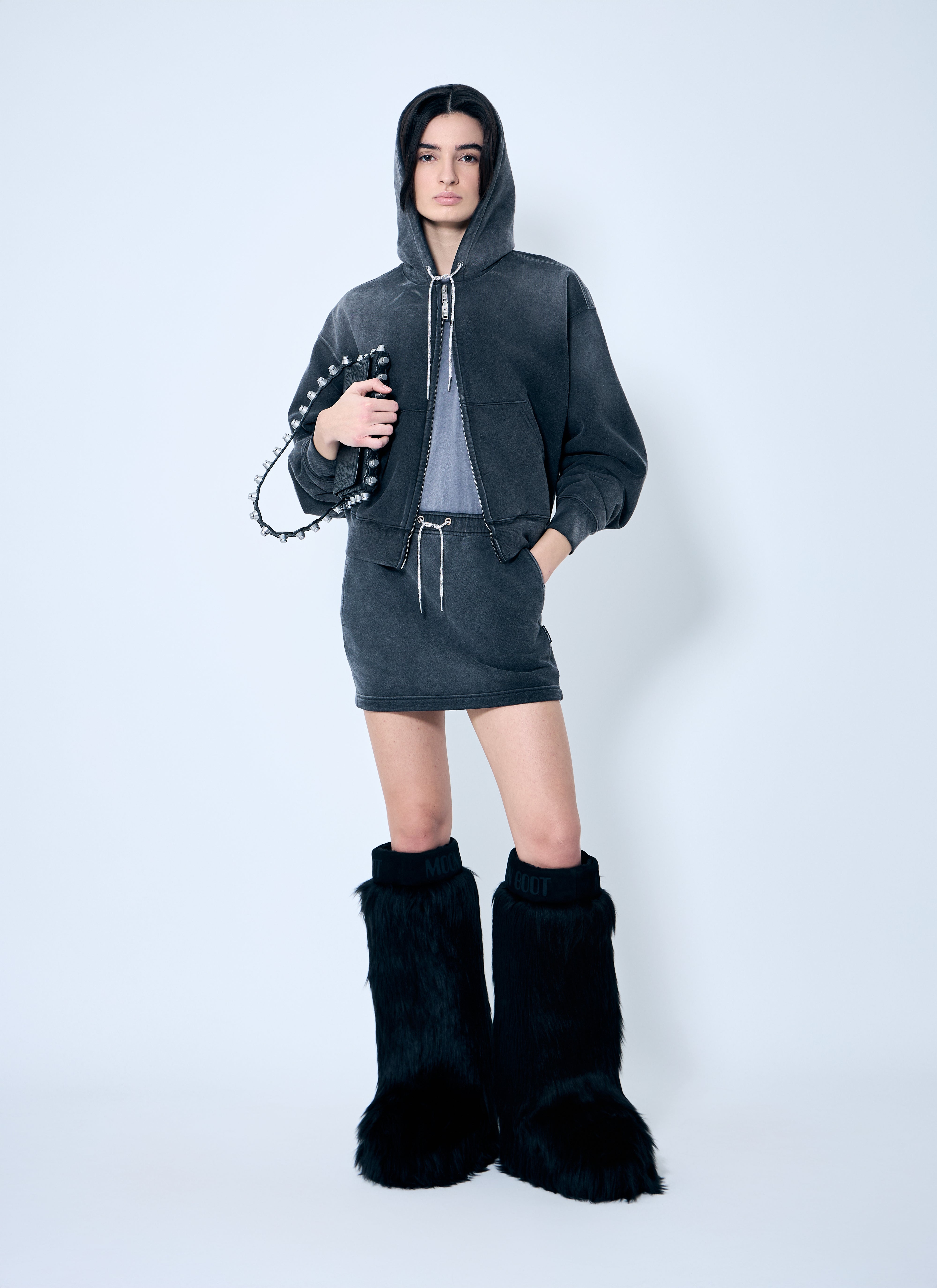 Alexander Wang Women Crystal Hotfix Tube Skirt - 2