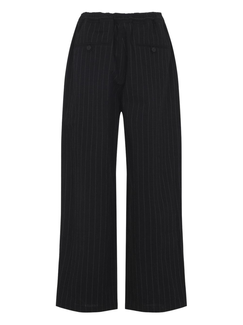 Studio Nicholson drawstring-fastening pinstripe trousers outlook