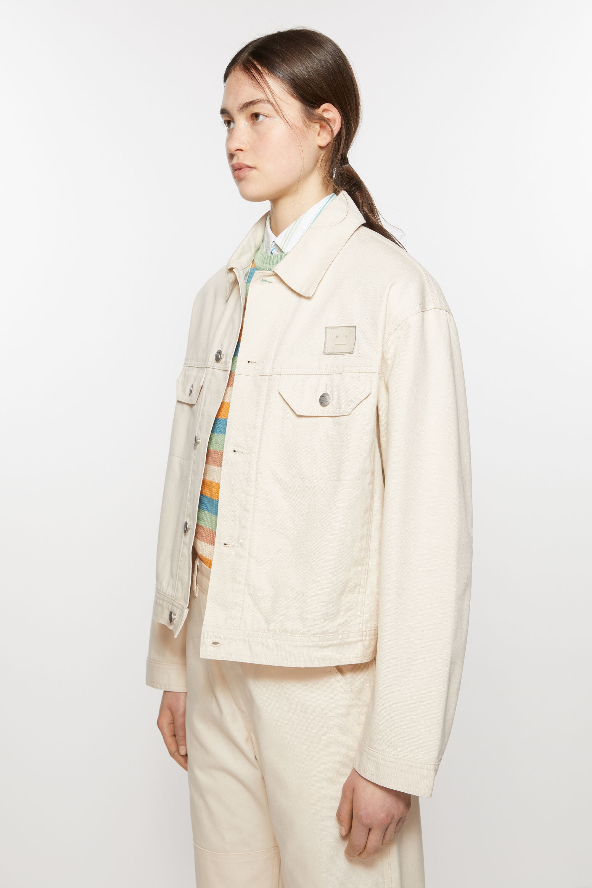 Canvas jacket - Oatmeal melange - 3