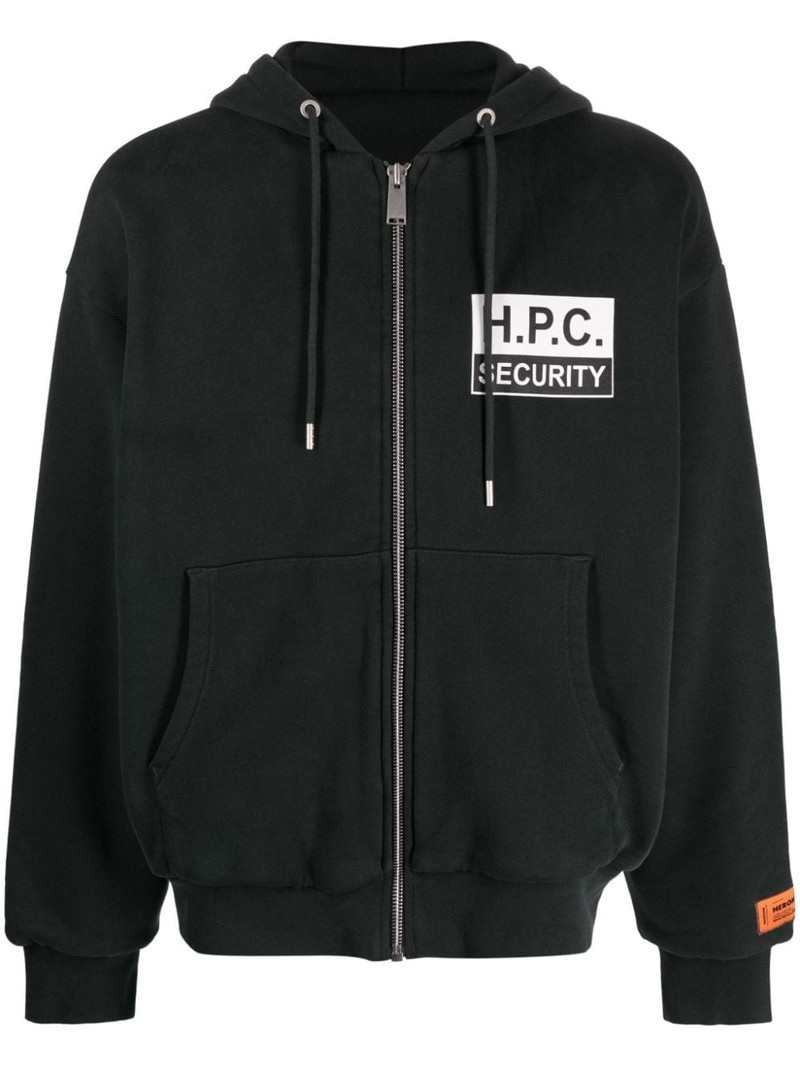 H.P.C Security Tape cotton hoodie 1