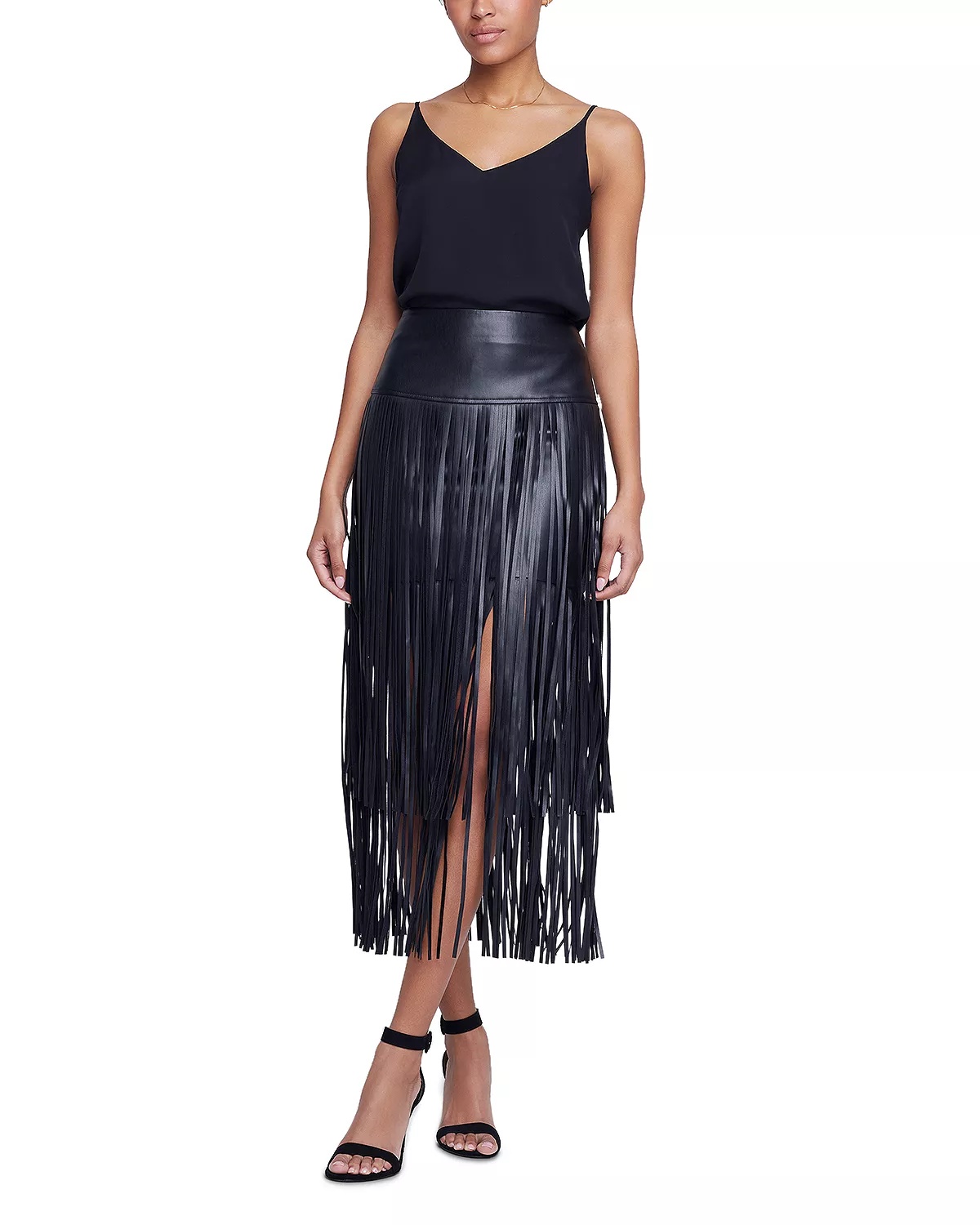 Karolina Tiered Fringe Midi Skirt - 4