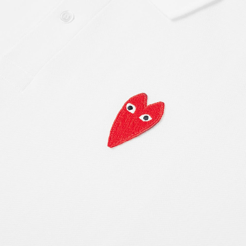 Comme des Garçons Play Comme des Garcons Play Large Heart Polo outlook